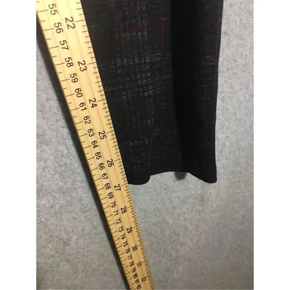 Womens 89th and Madison Leggings Plaid Dark Academia Work Career Professional - Picture 3 of 4